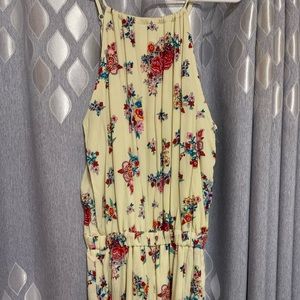American Rag Cie brand cream/floral color romper
